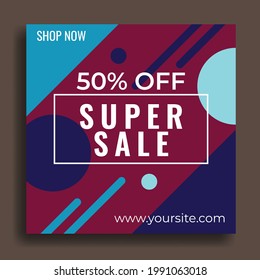 Plantillas de ventas. Gran vector para tienda online, banner, volante, promoción de ventas, marketing de productos, medios sociales, etc
