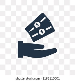 Sales vector icon isolated on transparent background, Sales transparency concept can be used web and mobile