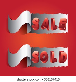 Sales vector illustrations