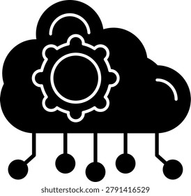 Salesforce Art vector Icon Design Illustration