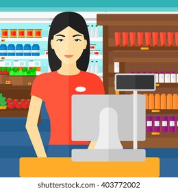 56 Shopkeeper computer Stock Vectors, Images & Vector Art | Shutterstock