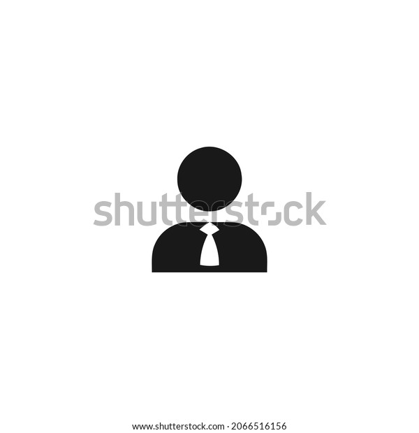 salesman black icon, shop black icon isolated white
background 