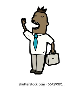 salesman cartoon