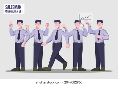 Diversión del vendedor - personaje Profesi