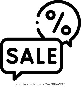 salesman icon. Thin Linear Style Design Isolated On White Background