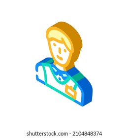 vectores de iconos isométricos de la tienda de vendedores. cartel de la tienda del vendedor. ilustración de símbolo aislado
