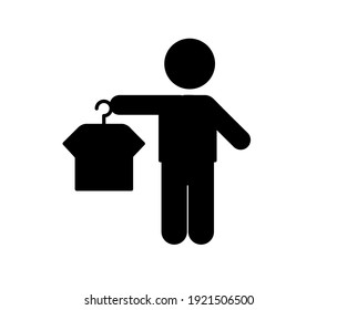  Salesman vector icon.  Editable stroke. Symbol in Line Art Style for Design, Presentation, Website or Apps Elements, Logo. Pixel vector graphics - Vector