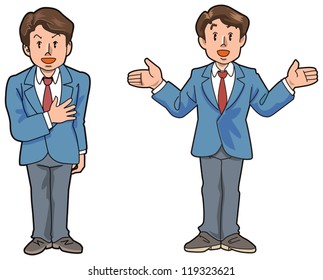 The salesman who explains it