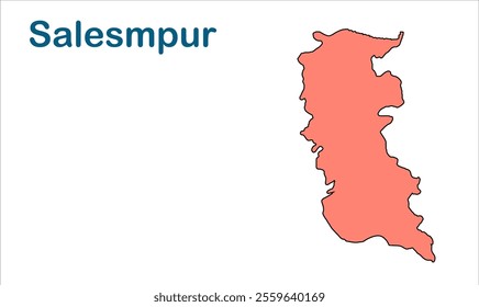 Salesmpur subdivision map, Deoria District, Uttar Pradesh State, Republic of India, Government of  Uttar Pradesh, Indian territory, Eastern India, politics, village, tourism