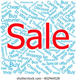 sale,Word cloud art background