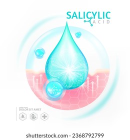 Salicylic acid Serum Skin Care Cosmetic