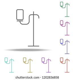 saline line icon. Elements of Medicine in multi color style icons. Simple icon for websites, web design, mobile app, info graphics