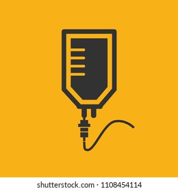 Saline vector icon design