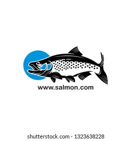 salmon with blue moon