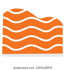 Lachs Design Element für Website, Anwendung, Druck, Dokument, Plakatdesign, etc.