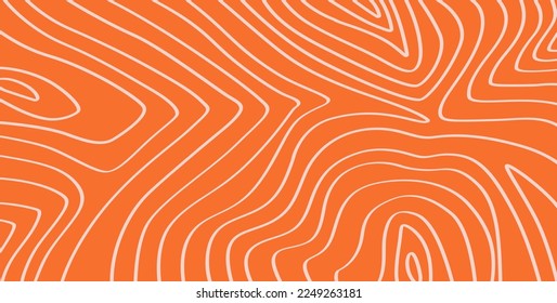 Textura de filete de salmón, patrón de pescado. Fondo del vector con salmón a rayas