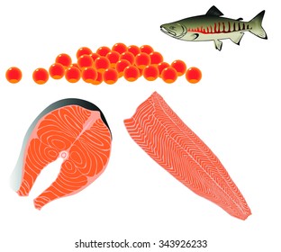 salmon, fish, fish dish
