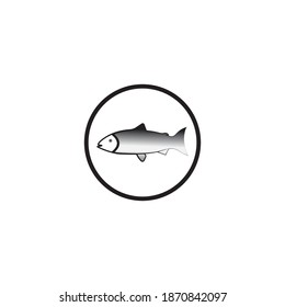 Salmon fish icon vector illustration design.