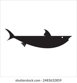 SALMON FISH ICON VECTOR ILLUSTRATION SYMBOL DESIGN