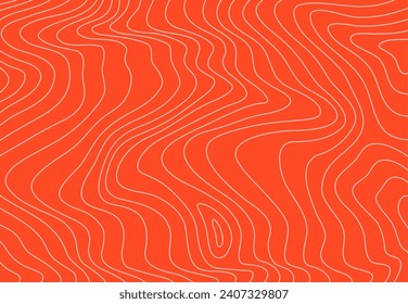 Fondo del patrón de carne de pescado de salmón, textura roja. Filete fresco de trucha, patrón vectorial de filete crudo de salmón o textura. Cocina japonesa ingredientes para la cocina de sushi, comida para comida de keto y marisco