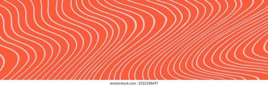 Salmon fish texture pattern. Raw meat illustration