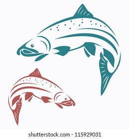 Salmon Fish Cartoon Images, Stock Photos & Vectors | Shutterstock