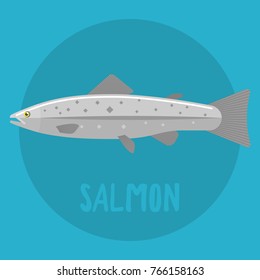 Salmon  flat icon