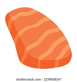 salmon fresh seafood healthy icon