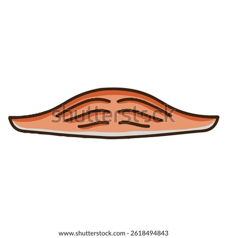 salmon icon with colored style