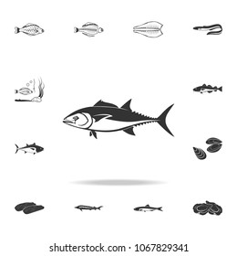 salmon icon. Detailed set of fish illustrations. Premium quality graphic design icon. One of the collection icons for websites, web design, mobile app on white background