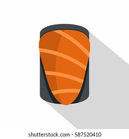 Salmon icon. Flat illustration of salmon vector icon for web