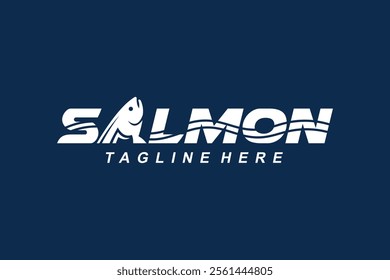 salmon lettering logo, letter A logo