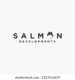 Salmon Logo Vector Art  Icons  and Graphics