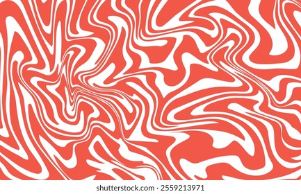 Salmon meat fillet marble texture pattern background. Stylized fish fillet line art seafood background. Salmon, tuna or trout fish steak flat style design vector illustration.