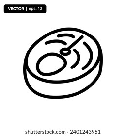 salmon meat icon. vector eps 10