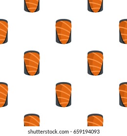 Salmon pattern seamless for any design vector illustration