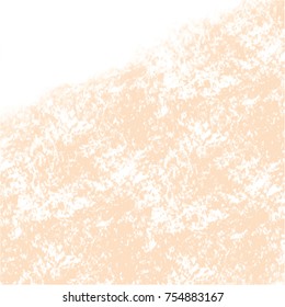 salmon pink crayon stroke pattern on white background, vector illustration
