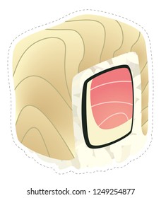 salmon sushi roll
