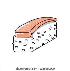 Salmon Sushi vector