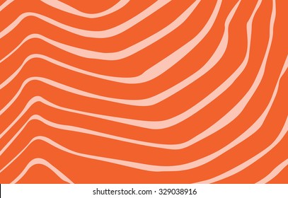 Salmon Texture In Vector.