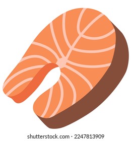 salmon vector for creating  design 