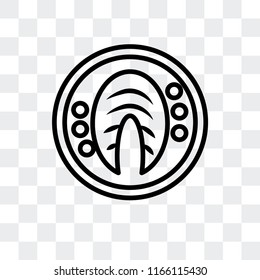 Salmon vector icon isolated on transparent background, Salmon logo concept