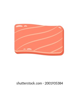 Salmon vector. Salmon logo design. Salmon on white background.