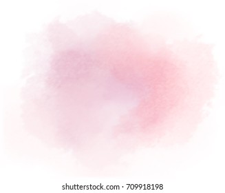 Salmon Watercolor Splotch Vector Painted Water Color Pink Background