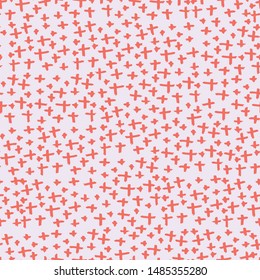 Salmon and White tie dye seamless pattern.  Shibori seamless print. Watercolor hand drawn batik.  Handmade watercolour shirt tie dye pattern. Japan traditional tile. Burgundy and Beige shibori.