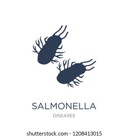 Salmonella icon. Trendy flat vector Salmonella icon on white background from Diseases collection, vector illustration can be use for web and mobile, eps10