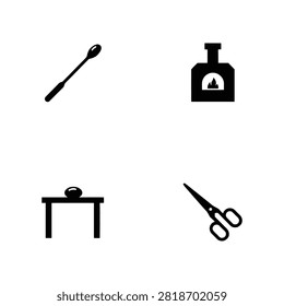Salon and Barber Tools Icon Set