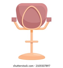 Salon Chair Icon Cartoon Vector. Barber Hairdresser. Saloon Beauty