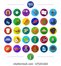 salon, China, business and other web icon in flat style.hygiene, restaurant, leisure icons in set collection.