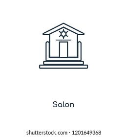 Salon concept line icon. Linear Salon concept outline symbol design. This simple element illustration can be used for web and mobile UI/UX.